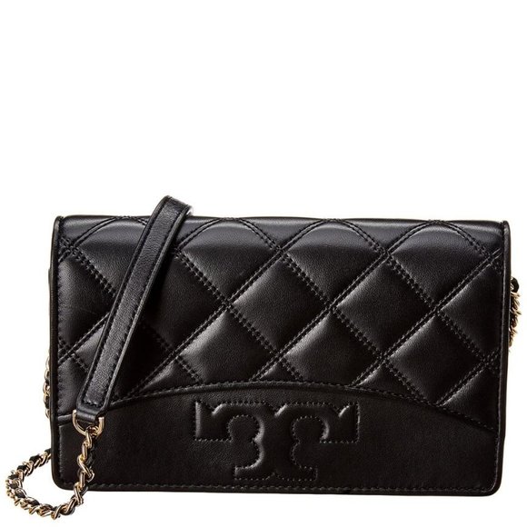 Tory Burch Handbags - NWT Tory Burch Savannah Chain Leather Flat Wallet